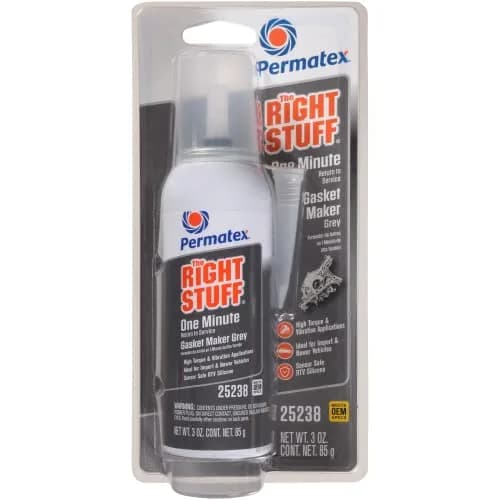 Permatex The Right Stuff 1 Minute Grey Gasket Maker 89ml (3 Fl Oz) | High-Torque Engine Sealant thumbnail 1