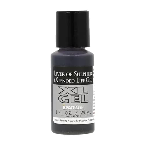 The Beadsmith XL Gel Liver of Sulfur Extended Life Gel | Patina & Oxidation for Jewelry (70-120 chars) thumbnail 1
