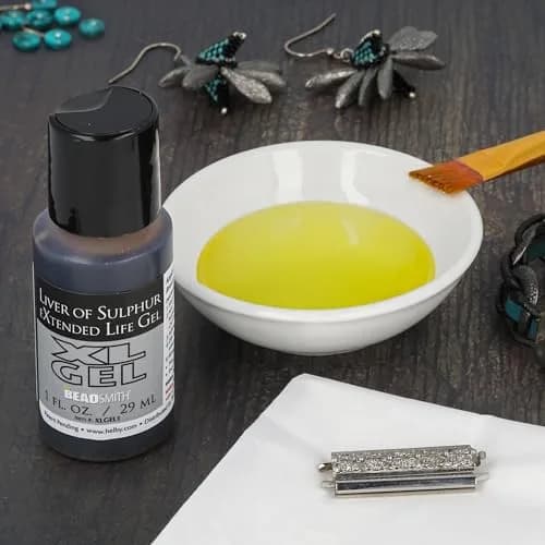 The Beadsmith XL Gel Liver of Sulfur Extended Life Gel | Patina & Oxidation for Jewelry (70-120 chars) thumbnail 6