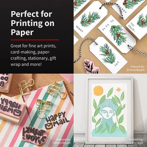 Speedball Water-Soluble Block Printing Ink Set – 4 Bold Colors 37ml (1.25 Fl Oz) | Satiny Finish for Lino & Fabric thumbnail 5