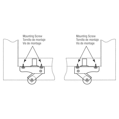 PRIME-LINE B 701 1 Inch Nylon Screen Door Roller, 2 Pack | Spring-Loaded Adjustment for Smooth Operation thumbnail 3