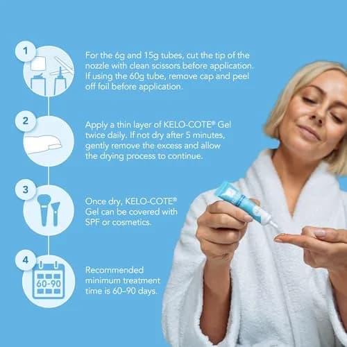 KELO-COTE Silicone Scar Gel 6g | Waterproof, Softens & Flatten Hypertrophic & Keloid Scars thumbnail 6
