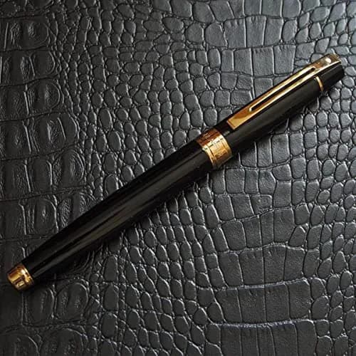 Sheaffer 300 Glossy Black Rollerball Pen with Gold Tone Trim | Elegant, Refillable, Liquid Ink, 1 Count thumbnail 6