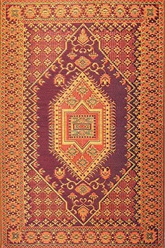 Mad Mats Reversible Outdoor Rug 6' x 9' | Durable UV-Protected Plastic Mat thumbnail 1