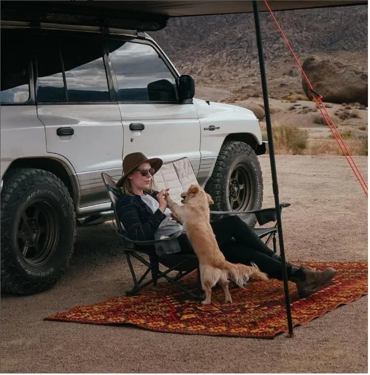Mad Mats Reversible Outdoor Rug 6' x 9' | Durable UV-Protected Plastic Mat thumbnail 3