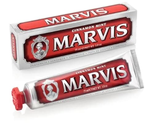 Marvis Cinnamon Mint Toothpaste 75ml (2.2 fl oz) | Made in Italy, Luxury Oral Care thumbnail 1