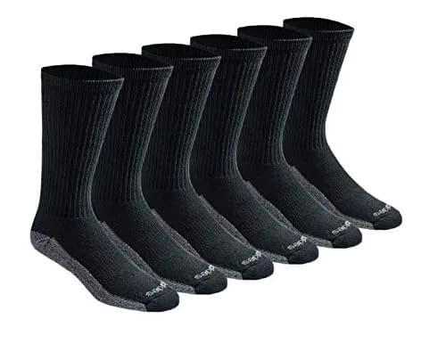 Dickies Dri-Tech Moisture Control Crew Socks Large | Breathable & Reinforced (70-120 chars) thumbnail 1