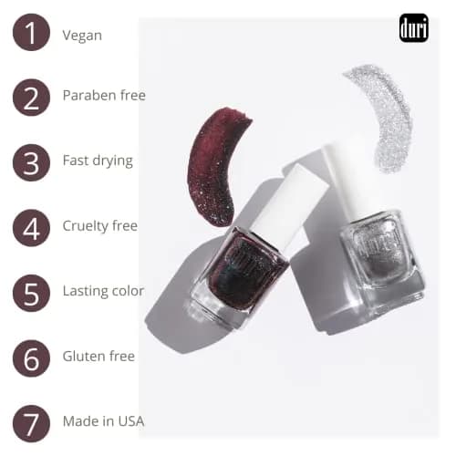 duri Nail Polish Fire Saphphire 12.3ml (0.45 Fl Oz) | Glossy, Long-Lasting, Toxin-Conscious Formula thumbnail 5