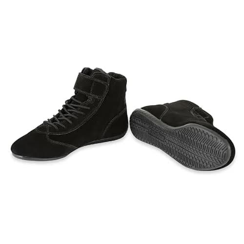 RaceQuip Racing Shoes Mid-Top SFI 3.3/5 Black Size 12 | Flame Retardant Suede Leather thumbnail 6