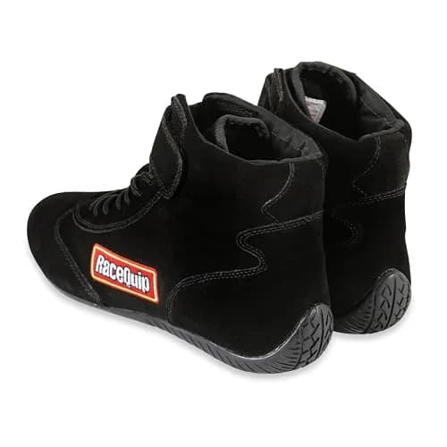RaceQuip Racing Shoes Mid-Top SFI 3.3/5 Black Size 13 | Flame Retardant Suede Leather thumbnail 5