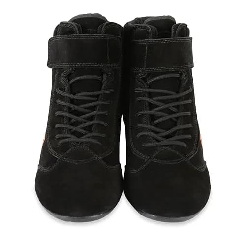 RaceQuip Racing Shoes Mid-Top SFI 3.3/5 Black Size 13 | Flame Retardant Suede Leather thumbnail 8