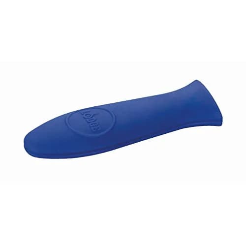 Lodge Blue Silicone Hot Handle Holder for Cast Iron Skillets 9"+ | Heat Protection Up to 450°F (232°C) thumbnail 1