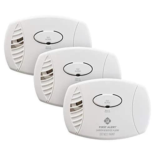 First Alert CO400-3 Battery Operated Carbon Monoxide Detector 3-Pack | Electrochemical Sensor, 85dB Alarm thumbnail 1