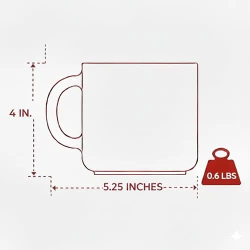burton+BURTON Hand-Painted Ceramic Football Mug 414ml (14 oz) | Realistic 3D Dimpled Texture Sports Cup thumbnail 2