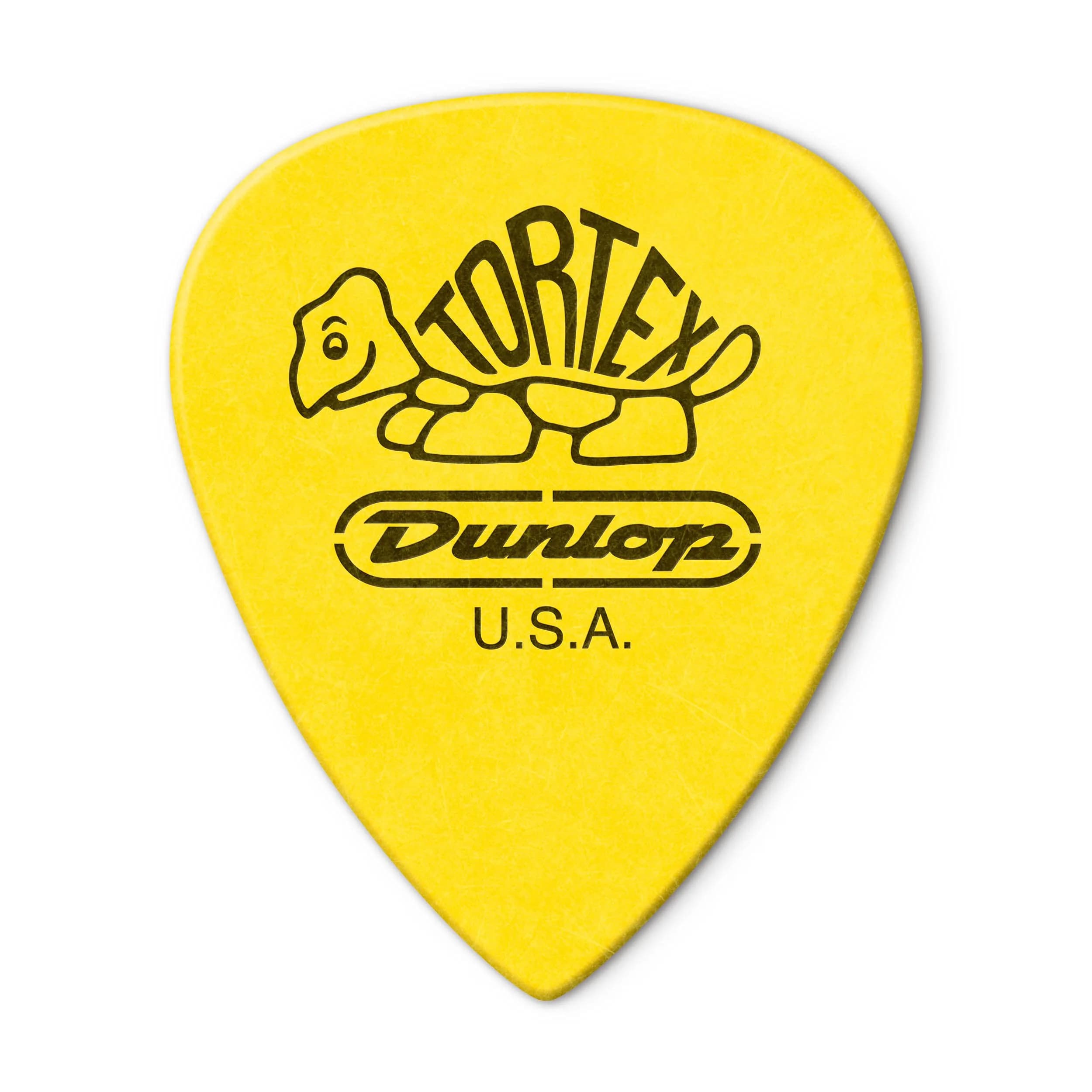 Jim Dunlop Tortex TIII Pick 0.73mm (Yellow) | 12 Pack Guitar Plectrums - view 2