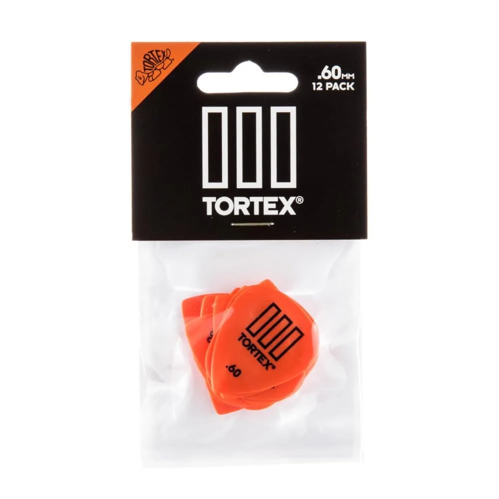 Jim Dunlop Tortex TIII Pick 0.60mm (12 Pack) | USA-Made Delrin Plectrums for Precision Playing - view 4
