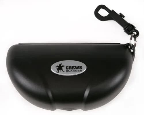 MCR Safety Crews 207 Hard Shell Eyeglass Case | Crush Resistant with Belt Loop Hook, Black thumbnail 1
