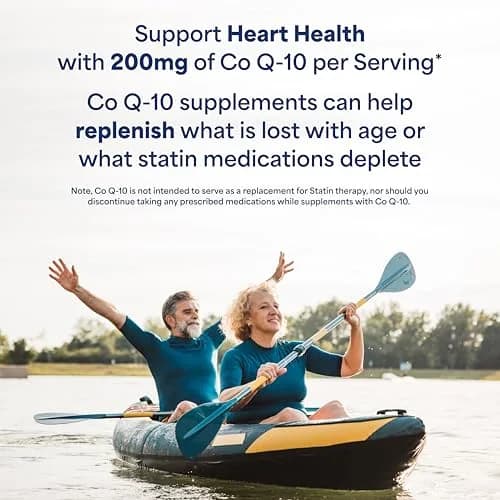 Puritan's Pride Coenzyme CoQ10 200mg | Supports Heart & Cellular Energy, 120 Rapid Release Softgels thumbnail 4