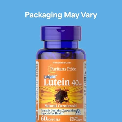 Puritan's Pride Premium Lutigold Lutein 40mg with Zeaxanthin Softgels 60 Count (2 Month Supply) | Eye Health Support with Antioxidant Properties thumbnail 2