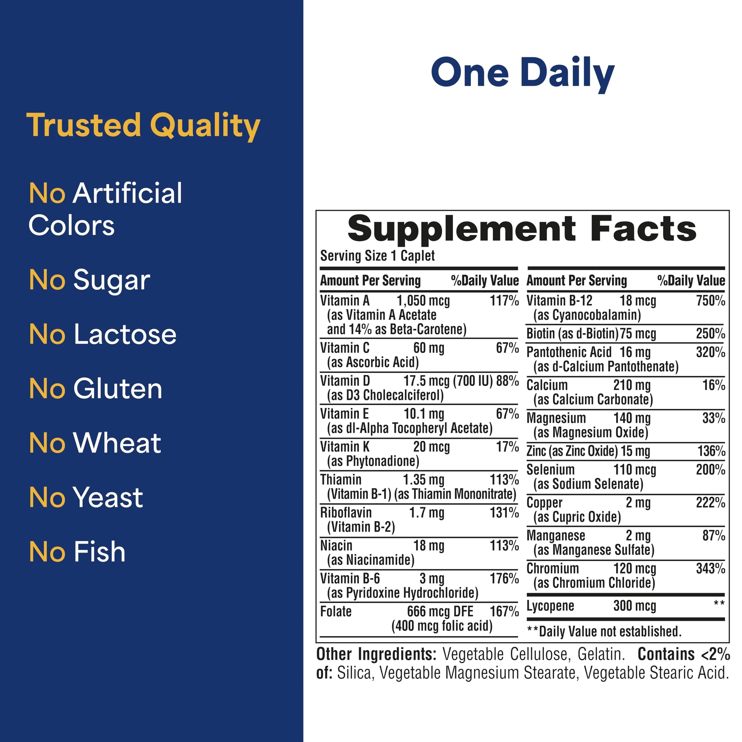 Puritan's Pride One Daily Men's Multivitamin 100 Count (3 Month Supply) | Supports Heart, Immune & Reproductive Health - view 5