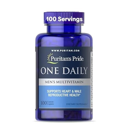 Puritan's Pride One Daily Men's Multivitamin 100 Count (3 Month Supply) | Supports Heart, Immune & Reproductive Health thumbnail 1