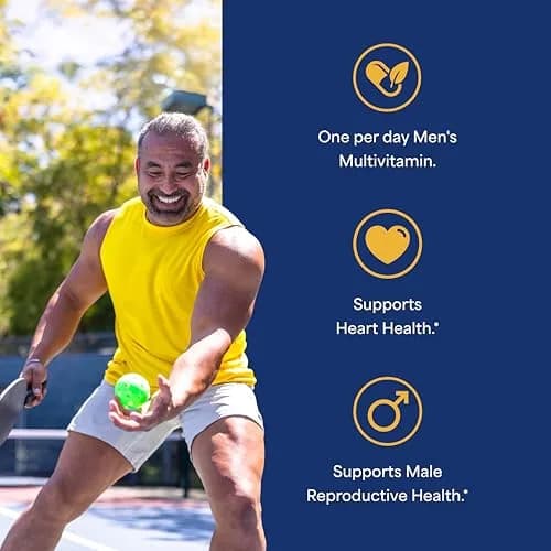 Puritan's Pride One Daily Men's Multivitamin 100 Count (3 Month Supply) | Supports Heart, Immune & Reproductive Health thumbnail 2
