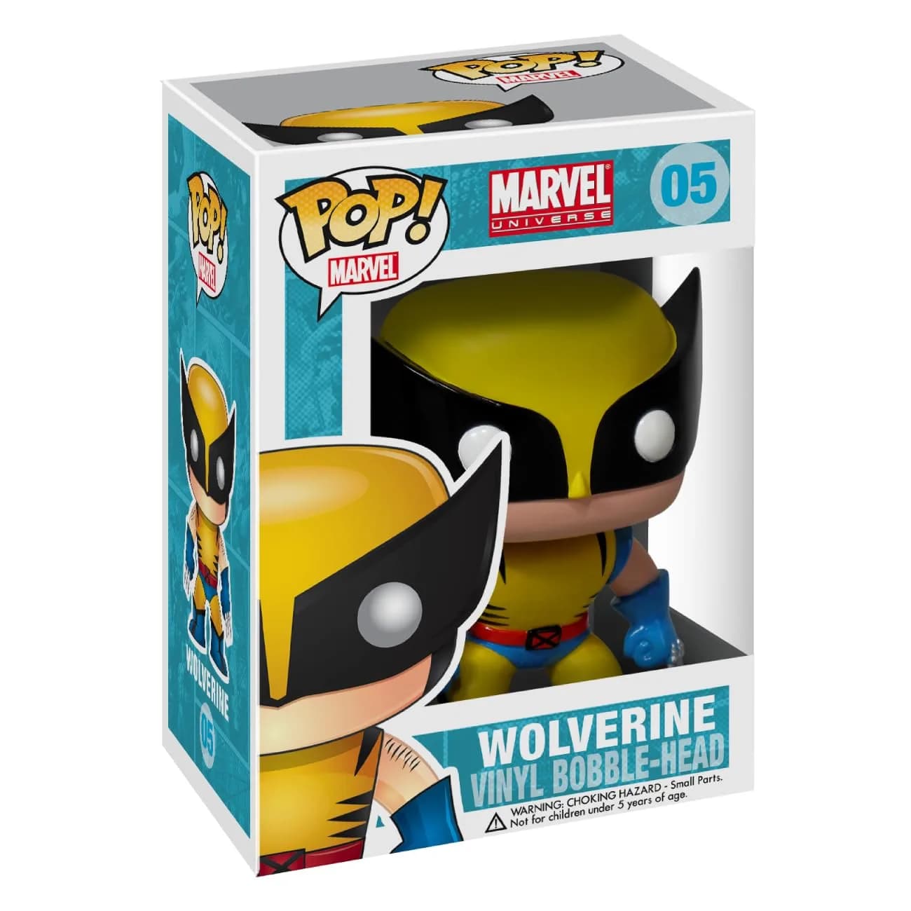 Funko Pop! Marvel: X-Men Wolverine Vinyl Bobble Head | 3 ¾ inch stylized collectible for Marvel fans — Multicolor