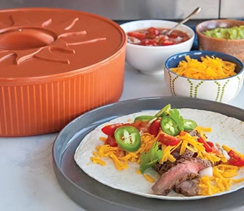 Nordic Ware Microwave Tortilla and Pancake Warmer, 10-Inch | Fits Large Tortillas & More thumbnail 3