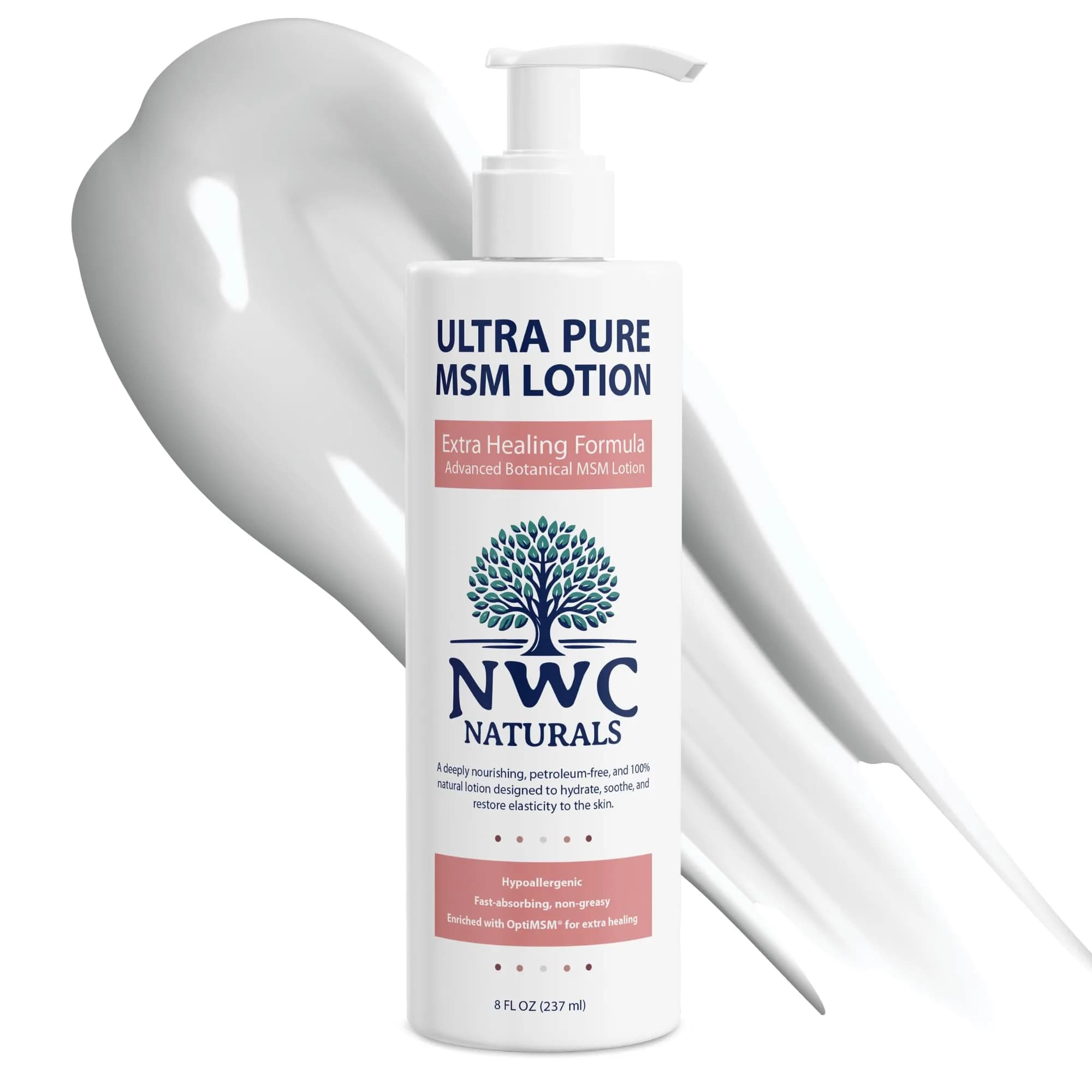 NWC Naturals MSM Body Lotion with Tea Tree Oil and Aloe Vera | Deep Moisturizer for All Skin Types (70-120 chars) — Tea Tree