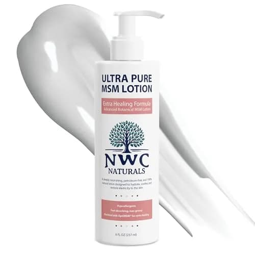 NWC Naturals MSM Body Lotion with Tea Tree Oil and Aloe Vera | Deep Moisturizer for All Skin Types (70-120 chars) thumbnail 1