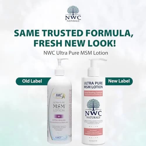 NWC Naturals MSM Body Lotion with Tea Tree Oil and Aloe Vera | Deep Moisturizer for All Skin Types (70-120 chars) thumbnail 2