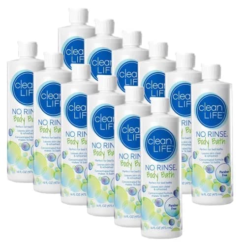 No-Rinse Body Bath 16 fl oz | Gentle, Concentrated Liquid for Post-Surgery & Elderly Care thumbnail 1