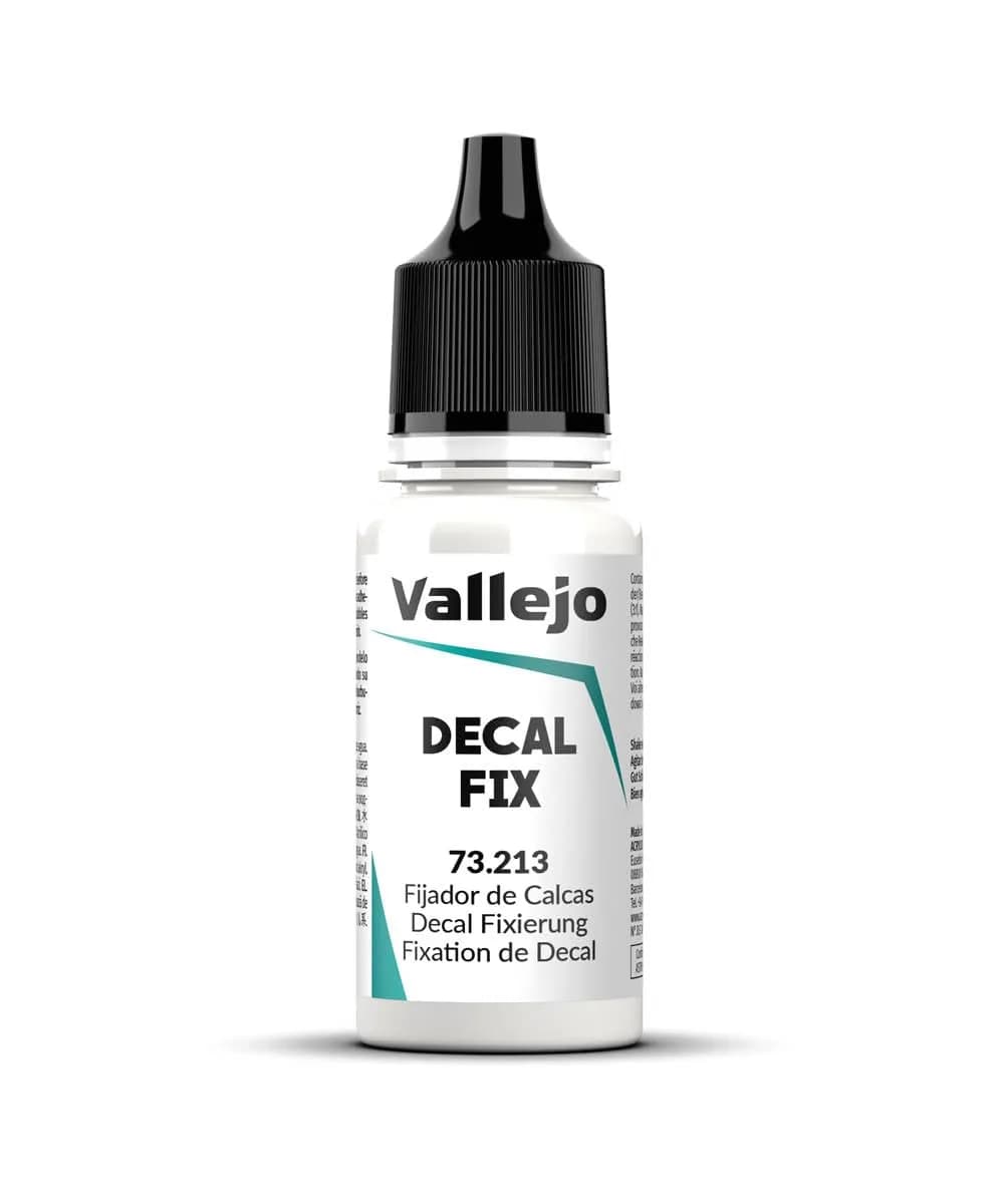 Vallejo Decal Fix 18ml | Water-Based Matte Decal Softener for Model Painting