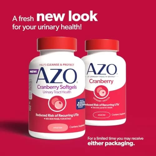AZO Cranberry Pills for Women & Men, Urinary Tract Health, 100 Softgels | Sugar-Free Herbal Supplement thumbnail 2