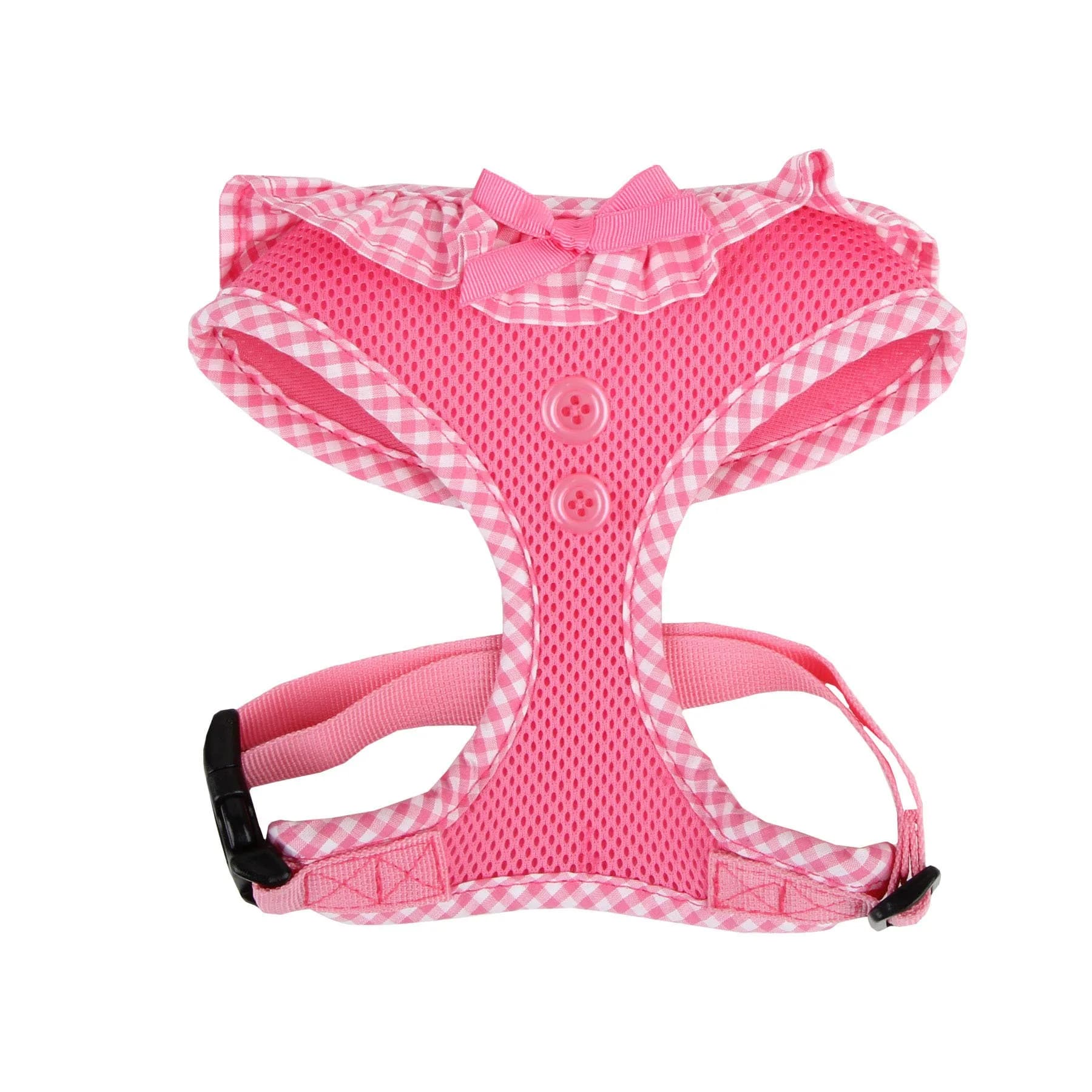 Puppia Vivien Harness Large | Checkered Frills & Adjustable Chest