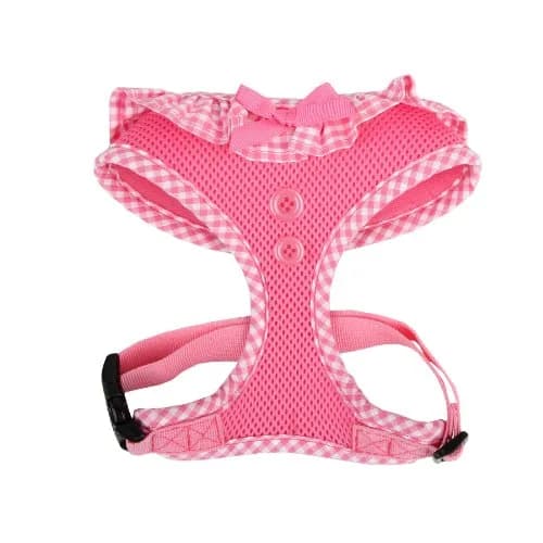 Puppia Vivien Harness Large | Checkered Frills & Adjustable Chest thumbnail 1