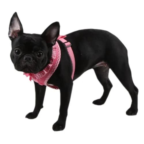 Puppia Vivien Harness Large | Checkered Frills & Adjustable Chest thumbnail 4