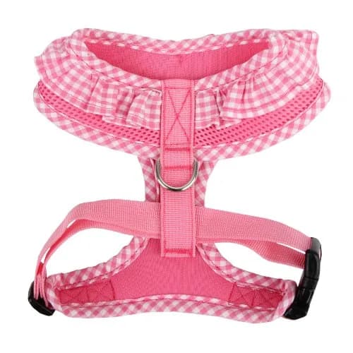 Puppia Vivien Harness Large | Checkered Frills & Adjustable Chest thumbnail 2