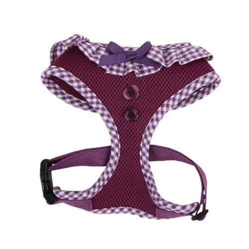 Puppia Vivien Harness Small | Checkered Frills & Adjustable Chest thumbnail 1