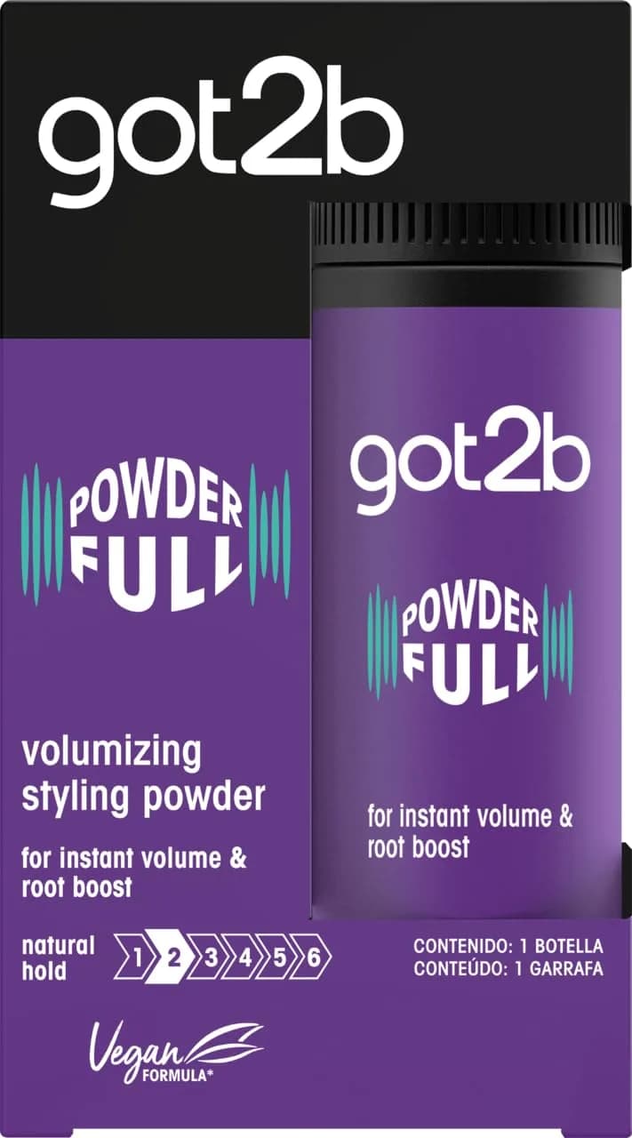 Got2B Powder'ful Unisex Root Hair Styling Powder 10g | Instant Volume & Natural Hold