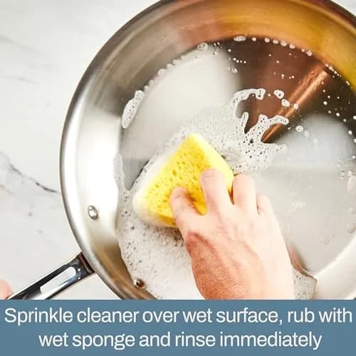 All-Clad Stainless Steel Cleaner Powder 340g (12 Oz) | Restores Shine on Pots & Pans thumbnail 3
