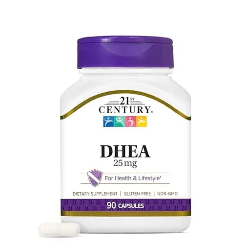 21st Century DHEA 25 mg Capsules 90 Count | Supports Natural Hormone Balance thumbnail 1