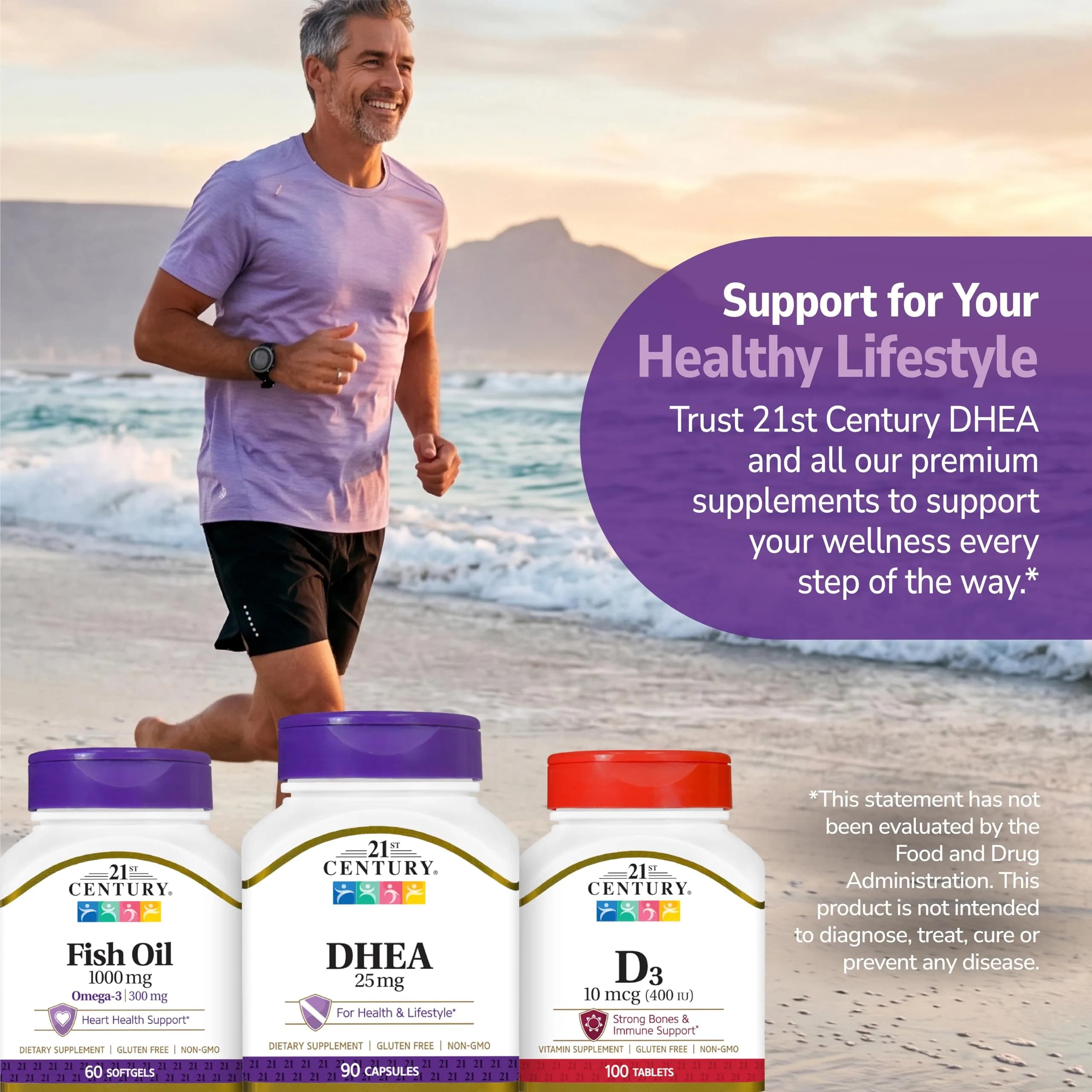 21st Century DHEA 25 mg Capsules 90 Count | Supports Natural Hormone Balance - view 8