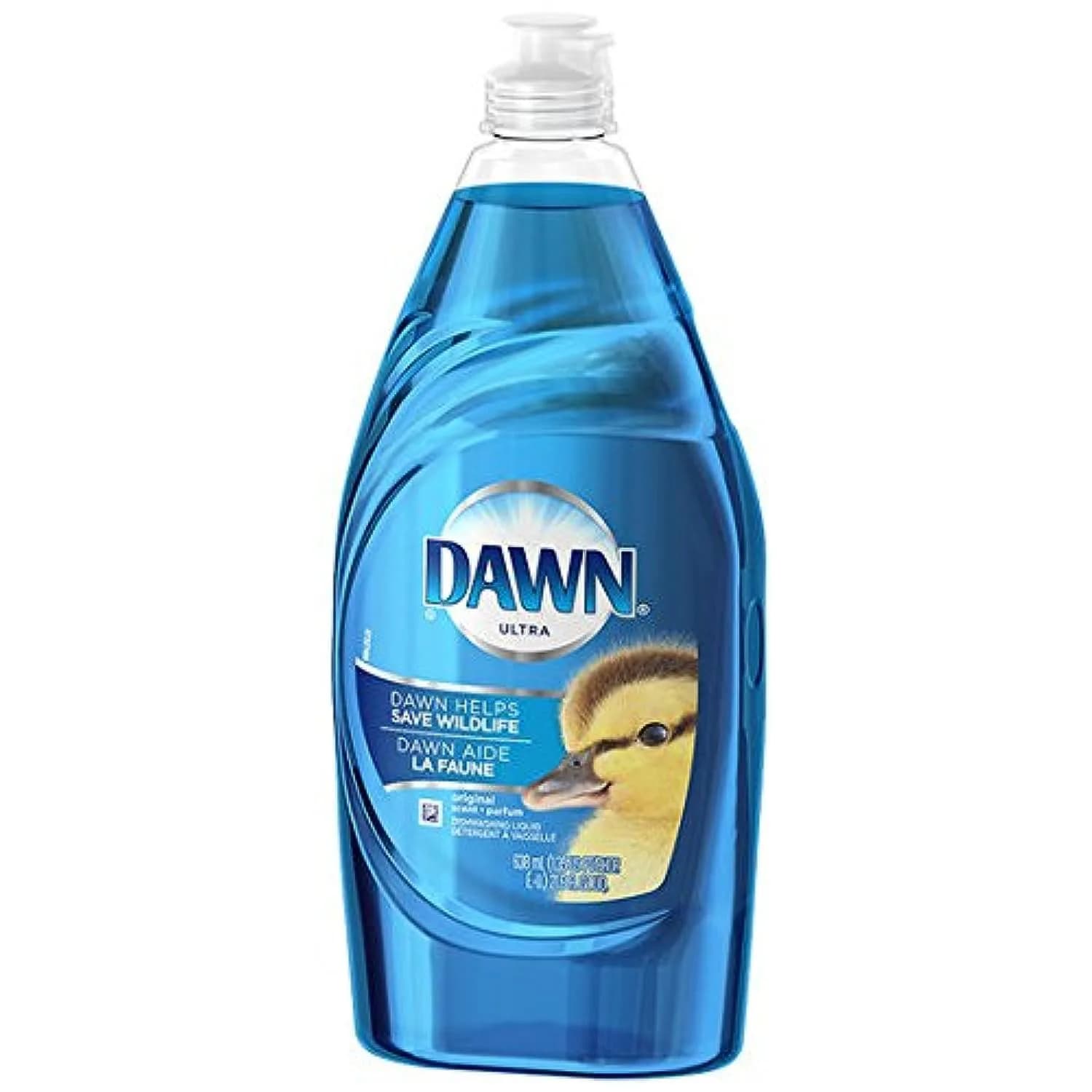 Dawn Ultra Original Dish Soap Liquid 205ml (7 fl. oz) | 3X More Grease Cleaning Power — 21.6 Fl Oz / Original