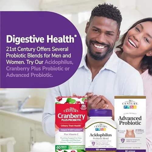 21st Century Acidophilus Probiotic Supplement Capsules 100 Count | Supports Digestive Health & Immune System thumbnail 6