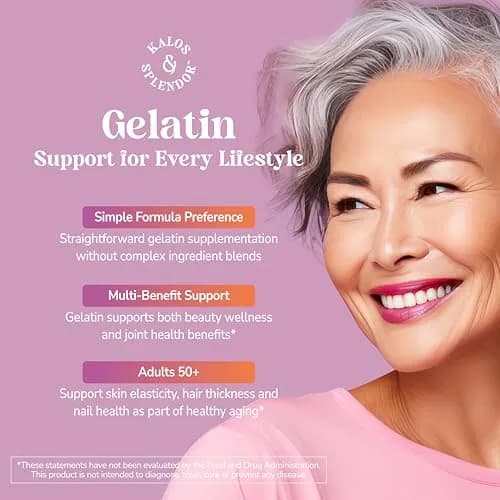 21st Century Gelatin 600mg Capsules 100 Count | Supports Hair, Skin, Nails & Cartilage thumbnail 3
