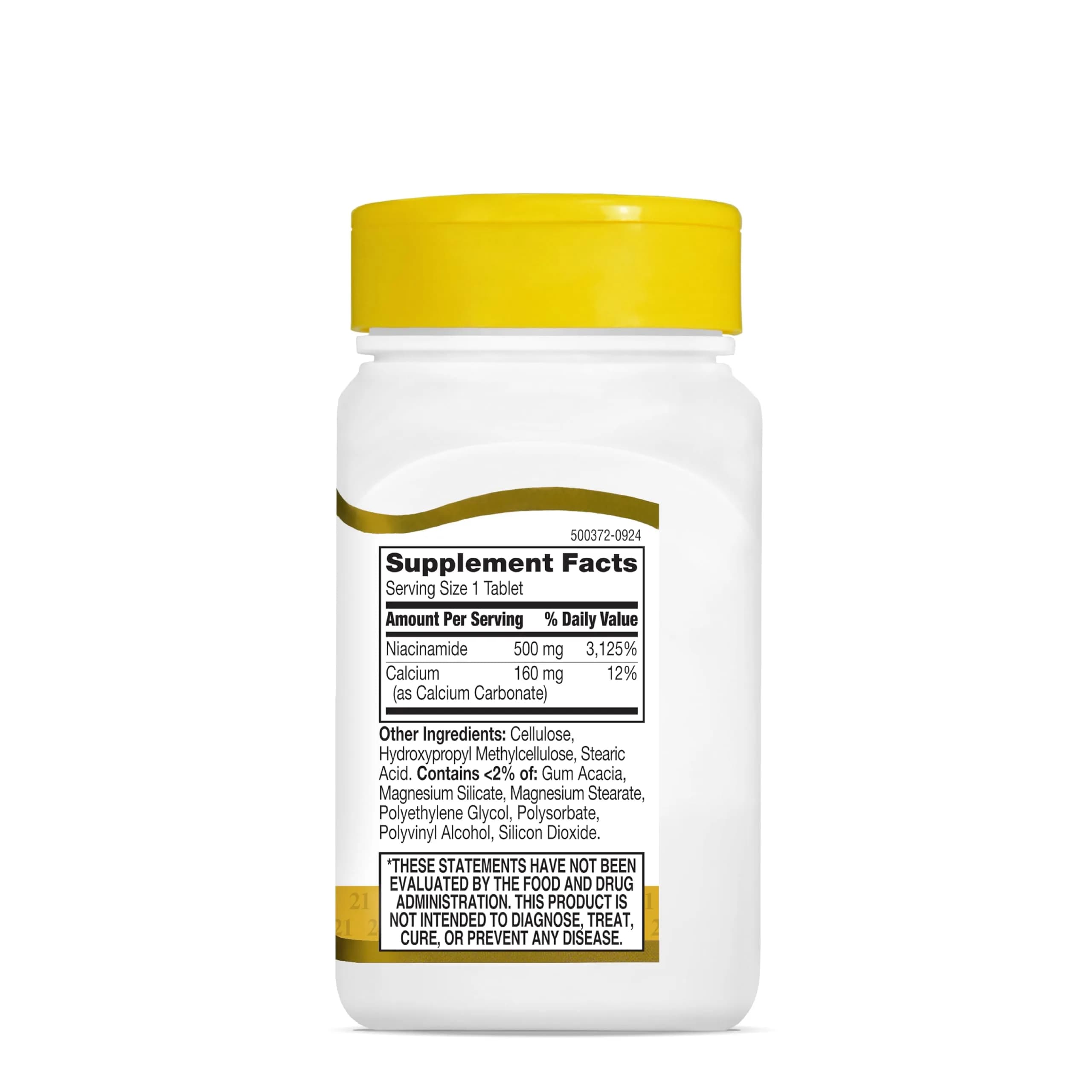 21st Century Niacinamide 500mg Prolonged Release Tablets 110 Count | Energy Metabolism & Skin Health Support, No-Flush Formula, Non-GMO - view 9