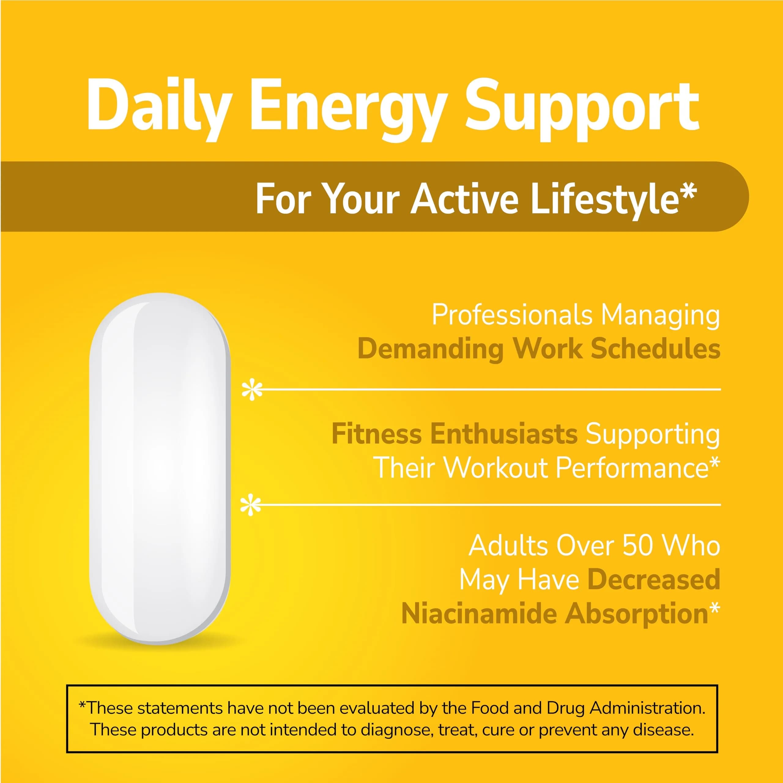21st Century Niacinamide 500mg Prolonged Release Tablets 110 Count | Energy Metabolism & Skin Health Support, No-Flush Formula, Non-GMO - view 2