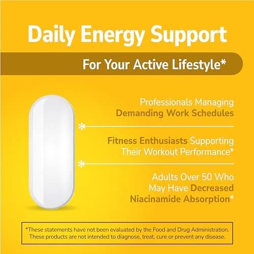 21st Century Niacinamide 500mg Prolonged Release Tablets 110 Count | Energy Metabolism & Skin Health Support, No-Flush Formula, Non-GMO thumbnail 2