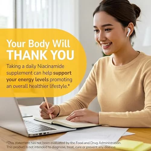21st Century Niacinamide 500mg Prolonged Release Tablets 110 Count | Energy Metabolism & Skin Health Support, No-Flush Formula, Non-GMO thumbnail 3